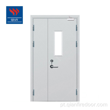 Portas resistentes ao fogo certificadas com design moderno porta f60